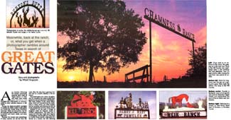 Ranch Gates, Hill Country, Texas